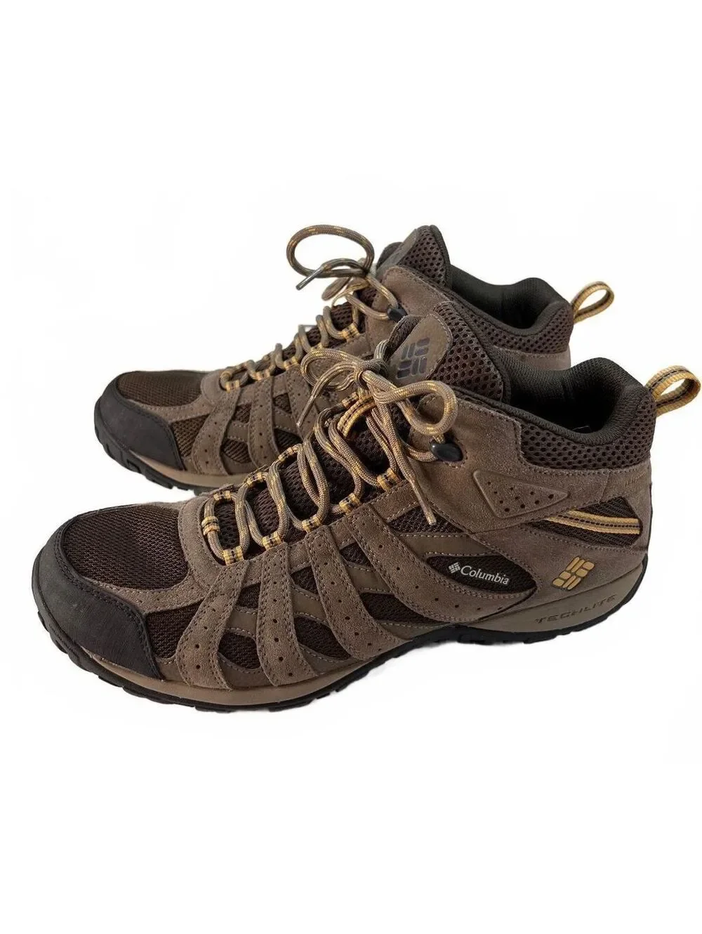 Columbia Redmond Mid Waterproof Mens Hiking Boots Size 13 Cabincore Granola Vibe